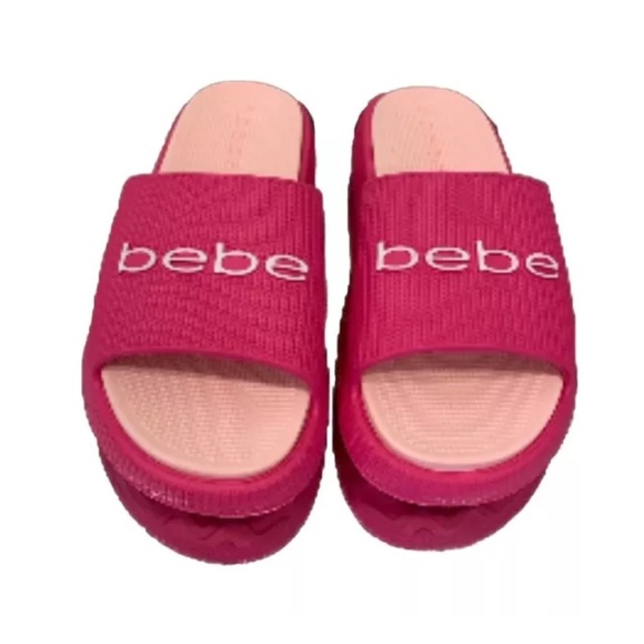 Bebe Women's Malaga Rubber Sandals Pink - Picture 2 of 5